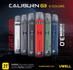 UWELL Caliburn G3咖哩棒G3 KIT電子煙2主機官網評價說明書：圖片 3